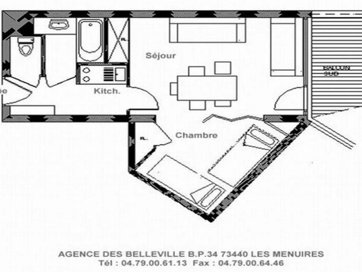 Studio Lumineux Avec Acces Direct Aux Pistes, Balcon Sud Et Proche Des Commodites - Fr-1-344-959 Saint-Martin-de-Belleville Apartment